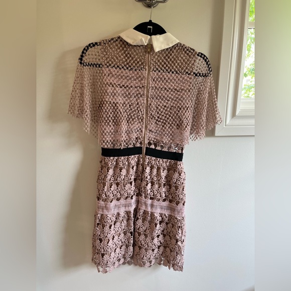 Self portrait floral vine cape minidress - Picture 2 of 2